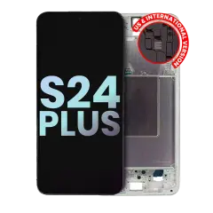 OLED Assembly With Frame Compatible For Samsung Galaxy S24 Plus 5G (US & International Version) (Service Pack) (Jade Green)