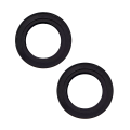 Casper Camera Lens Protector Compatible For iPhone 13 / 13 Mini (Black) (Clear)