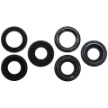 Back Camera Lens With Bracket & Bezel Compatible For iPhone 16 Pro / 16 Pro Max (Black Titanium) (3 Piece Set) (Premium)