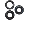 Back Camera Lens With Bracket & Bezel Compatible For iPhone 16 Pro / 16 Pro Max (Black Titanium) (3 Piece Set) (Premium)