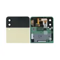 Outer OLED Assembly Compatible For Samsung Galaxy Z Flip 3 5G (US & International) (Used OEM Pull: Grade B/C) (Cream)